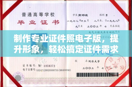 龙华新区制作专业证件照电子版，提升形象，轻松搞定证件需求