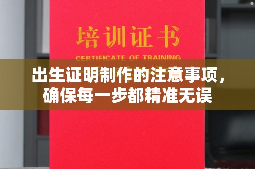 龙华新区出生证明制作的注意事项，确保每一步都精准无误