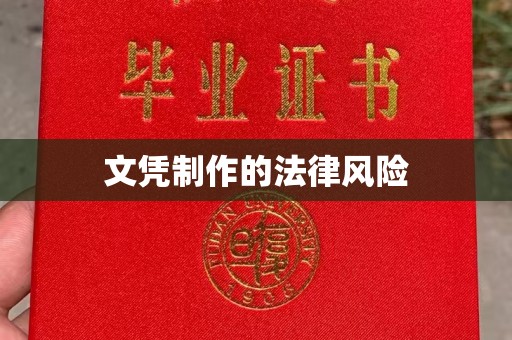 龙华新区文凭制作的法律风险