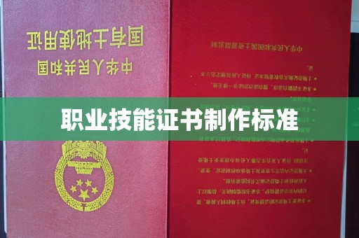 龙华新区职业技能证书制作标准
