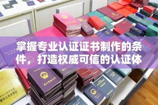 龙华新区掌握专业认证证书制作的条件，打造权威可信的认证体系