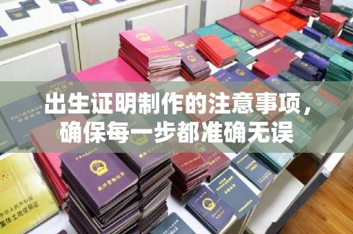 龙华新区出生证明制作的注意事项，确保每一步都准确无误