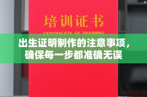 龙华新区出生证明制作的注意事项，确保每一步都准确无误
