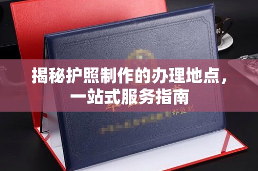 龙华新区揭秘护照制作的办理地点，一站式服务指南