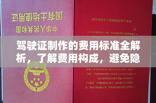 龙华新区驾驶证制作的费用标准全解析，了解费用构成，避免隐形消费